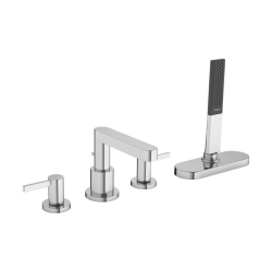 HansGrohe Finoris 4 - Delikli Küvet Kenarı Banyo Bataryası Sbox İle - 76444000 