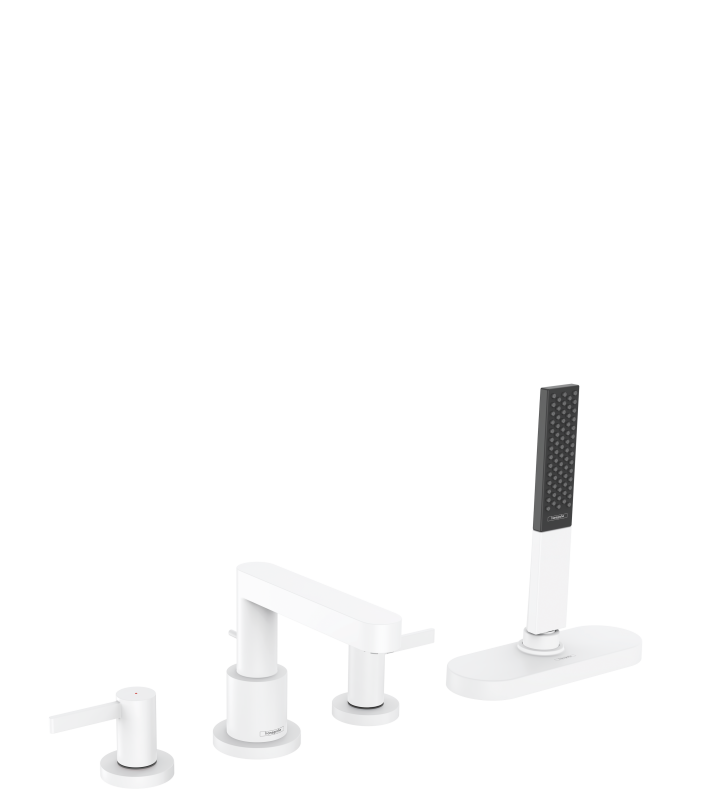 HansGrohe Finoris 4 - Delikli Küvet Kenarı Banyo Bataryası Sbox İle - 76444700 - HANSGROHE