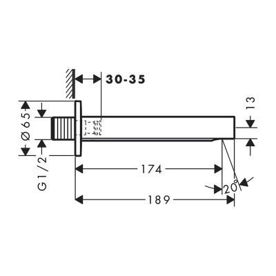 HansGrohe Finoris Küvet Gagası - 76410000 - 2