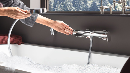 HansGrohe Finoris Tek Kollu Banyo Bataryası Aplike Montaj - 76420670 - 2