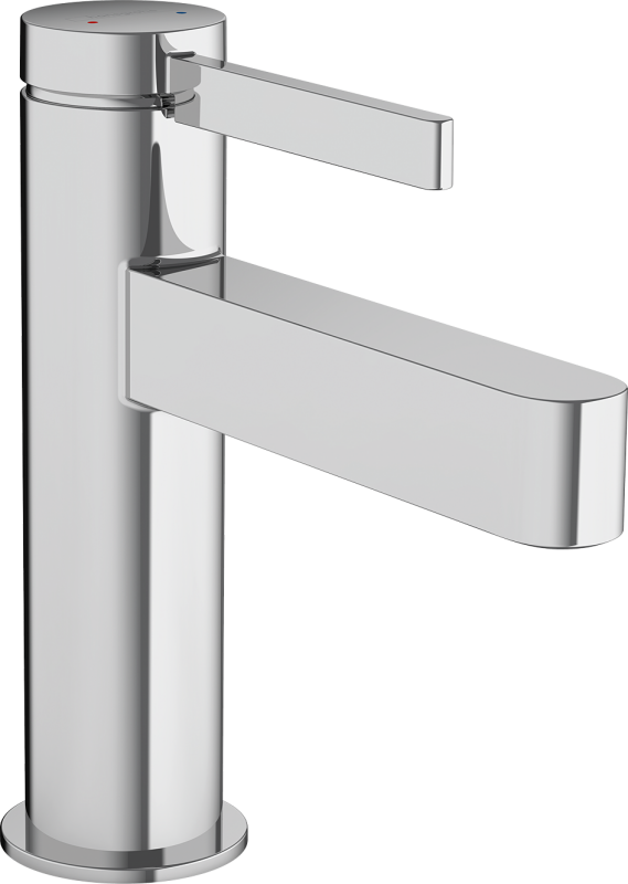 HansGrohe Finoris Tek Kollu Lavabo Bataryası 100, Bas - Aç Gider Seti İle - 76010000 - 1