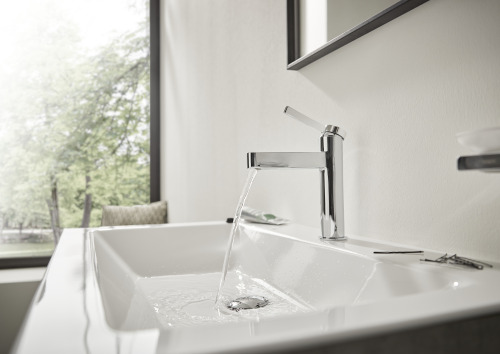 HansGrohe Finoris Tek Kollu Lavabo Bataryası 100, Bas - Aç Gider Seti İle - 76010000 - 5