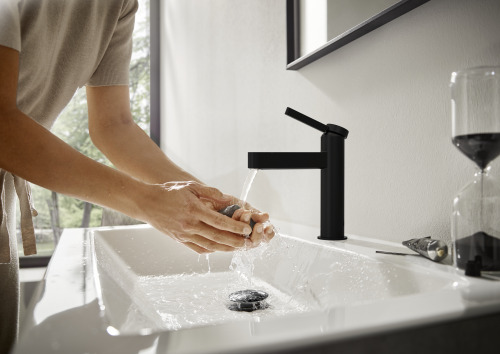 HansGrohe Finoris Tek Kollu Lavabo Bataryası 100, Bas - Aç Gider Seti İle - 76010670 - 3