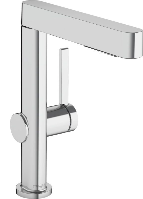 HansGrohe Finoris Tek Kollu Lavabo Bataryası 230, Çekilebilir El Duşu, 2Jet Ve Bas - Aç Gider Seti İle - 76063000 - 1