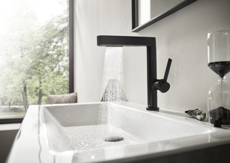 HansGrohe Finoris Tek Kollu Lavabo Bataryası 230, Çekilebilir El Duşu, 2Jet Ve Bas - Aç Gider Seti İle - 76063670 - 4