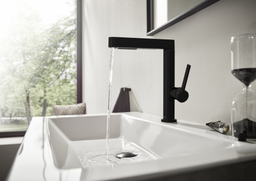 HansGrohe Finoris Tek Kollu Lavabo Bataryası 230, Çekilebilir El Duşu, 2Jet Ve Bas - Aç Gider Seti İle - 76063670 - 5