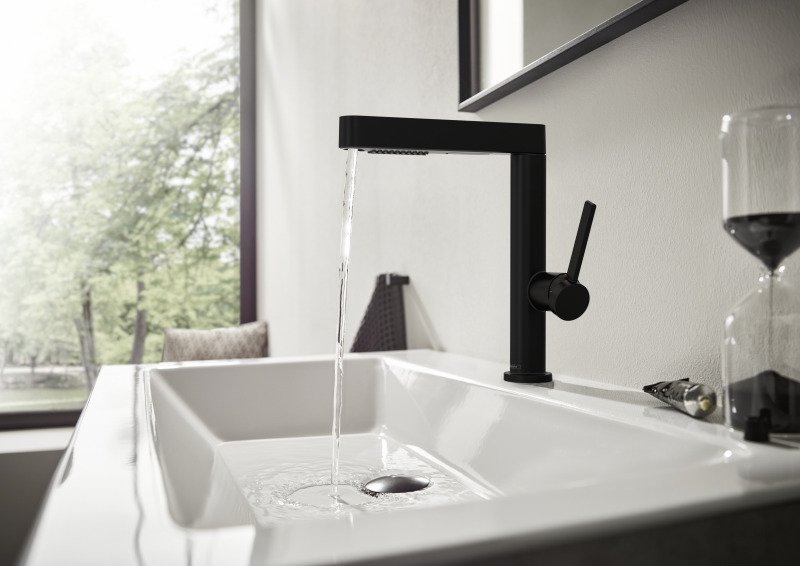 HansGrohe Finoris Tek Kollu Lavabo Bataryası 230, Çekilebilir El Duşu, 2Jet Ve Bas - Aç Gider Seti İle - 76063670 - 5