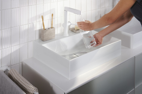 HansGrohe Finoris Tek Kollu Lavabo Bataryası 230, Çekilebilir El Duşu, 2Jet Ve Bas - Aç Gider Seti İle - 76063700 