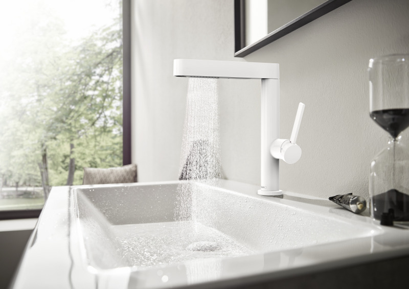 HansGrohe Finoris Tek Kollu Lavabo Bataryası 230, Çekilebilir El Duşu, 2Jet Ve Bas - Aç Gider Seti İle - 76063700 - 4