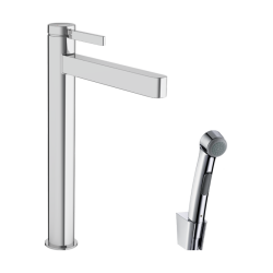 HansGrohe Finoris Tek Kollu Lavabo Bataryası 260, Bidette El Duşu Ve 160 Cm Duş Hortumu İle - 76220000 - HANSGROHE