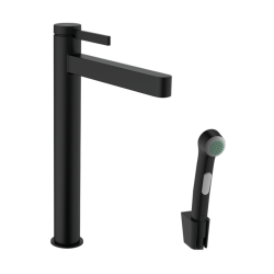 HansGrohe Finoris Tek Kollu Lavabo Bataryası 260, Bidette El Duşu Ve 160 Cm Duş Hortumu İle - 76220670 - HANSGROHE