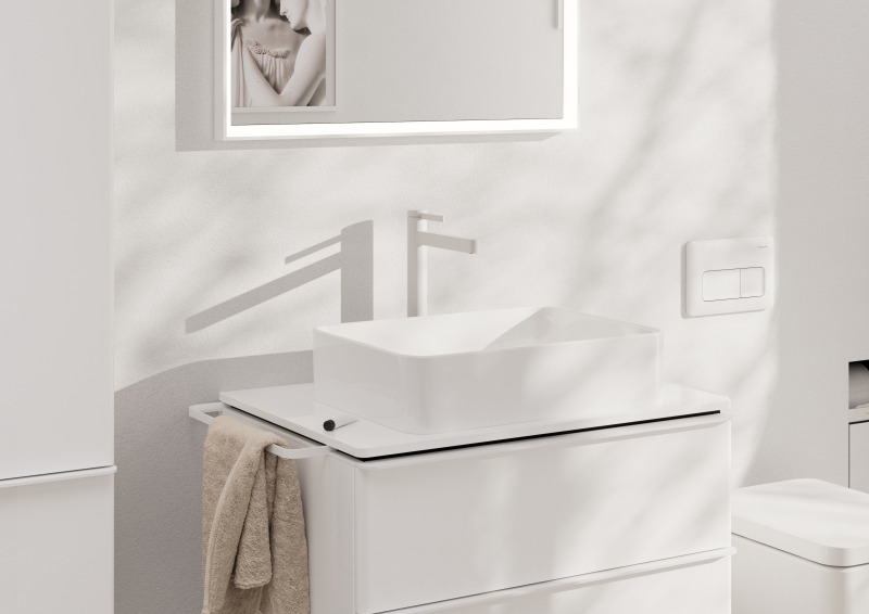 HansGrohe Finoris Tek Kollu Lavabo Bataryası 260, Çanak Lavabolar İçin Bas - Aç Gider Seti İle - 76070700 - 2