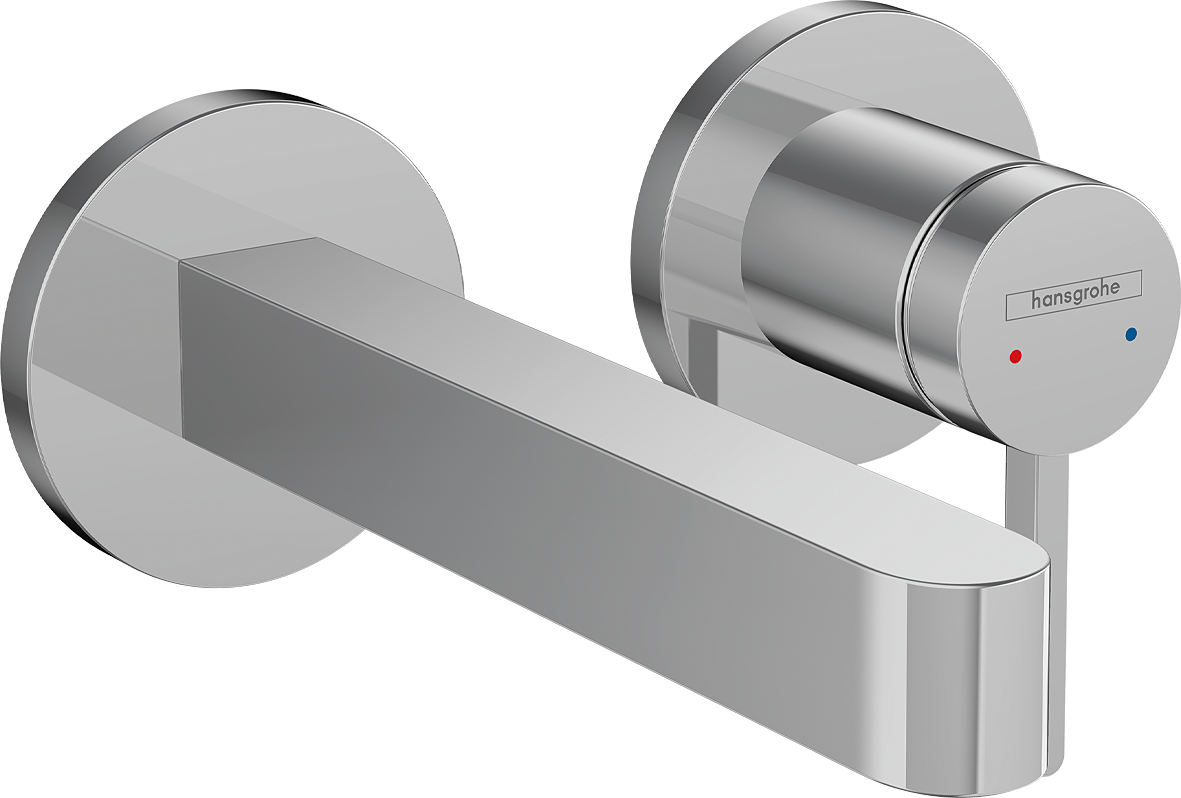 HansGrohe Finoris Tek Kollu Lavabo Bataryası Ankastre Duvara Monte 16,8 Cm Gaga İle - 76051000 - 1