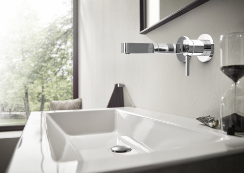 HansGrohe Finoris Tek Kollu Lavabo Bataryası Ankastre Duvara Monte 16,8 Cm Gaga İle - 76051000 - 2