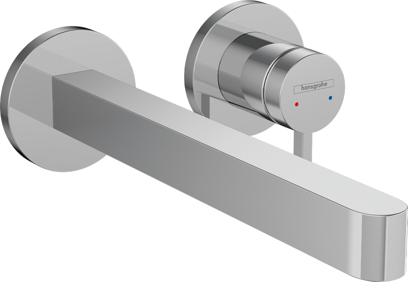 HansGrohe Finoris Tek Kollu Lavabo Bataryası Ankastre Duvara Monte 22,8 Cm Gaga İle - 76050000 - 1