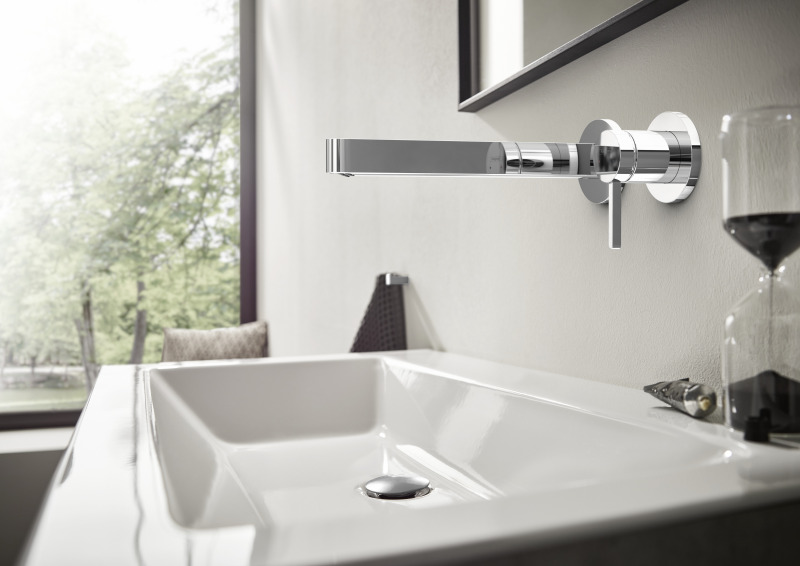 HansGrohe Finoris Tek Kollu Lavabo Bataryası Ankastre Duvara Monte 22,8 Cm Gaga İle - 76050000 - 2