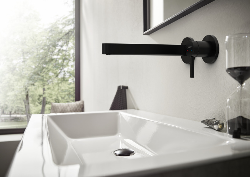HansGrohe Finoris Tek Kollu Lavabo Bataryası Ankastre Duvara Monte 22,8 Cm Gaga İle - 76050670 - 7