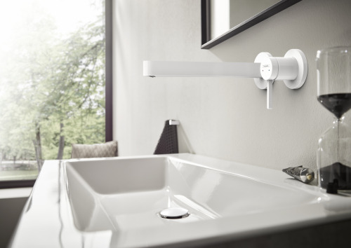 HansGrohe Finoris Tek Kollu Lavabo Bataryası Ankastre Duvara Monte 22,8 Cm Gaga İle - 76050700 - 2