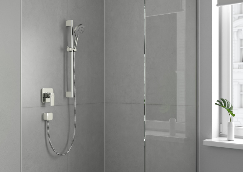 HansGrohe Fixfit Gönye Çıkış Square Çek Valf İle - 26455000 - 3