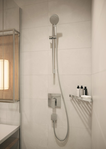 HansGrohe Fixfit Gönye Çıkış Square Çek Valf İle - 26455000 - 4