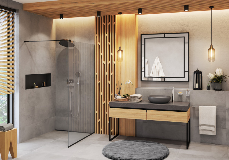 HansGrohe Fixfit Gönye Çıkış Square Çek Valf İle - 26455000 - 9