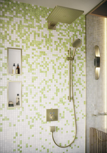 HansGrohe Fixfit Gönye Çıkış Square Çek Valf İle - 26455140 - 2