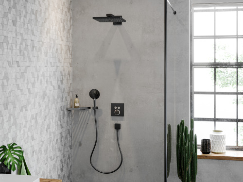 HansGrohe Fixfit Gönye Çıkış Square Çek Valf İle - 26455340 - 2