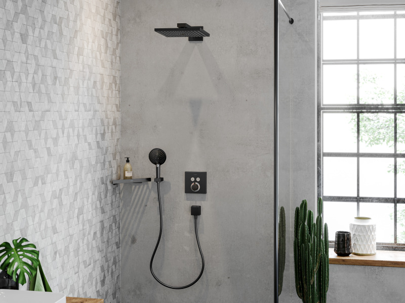 HansGrohe Fixfit Gönye Çıkış Square Çek Valf İle - 26455340 - 2