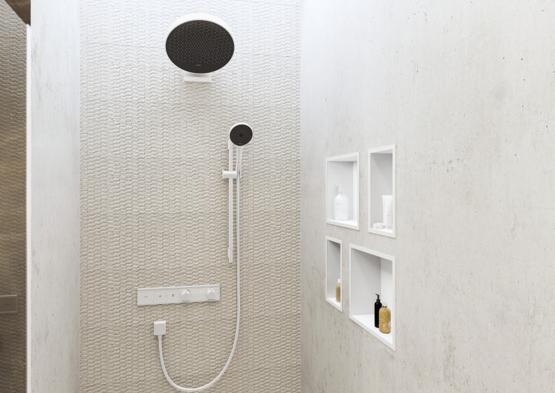 HansGrohe Fixfit Gönye Çıkış Square Çek Valf İle - 26455700 - 2