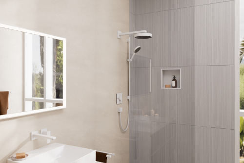 HansGrohe Fixfit Gönye Çıkış Square Çek Valf İle - 26455700 - 3