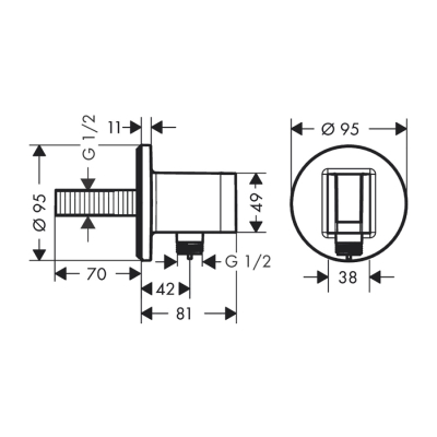 HansGrohe Fixfit S - 26888670 - 2