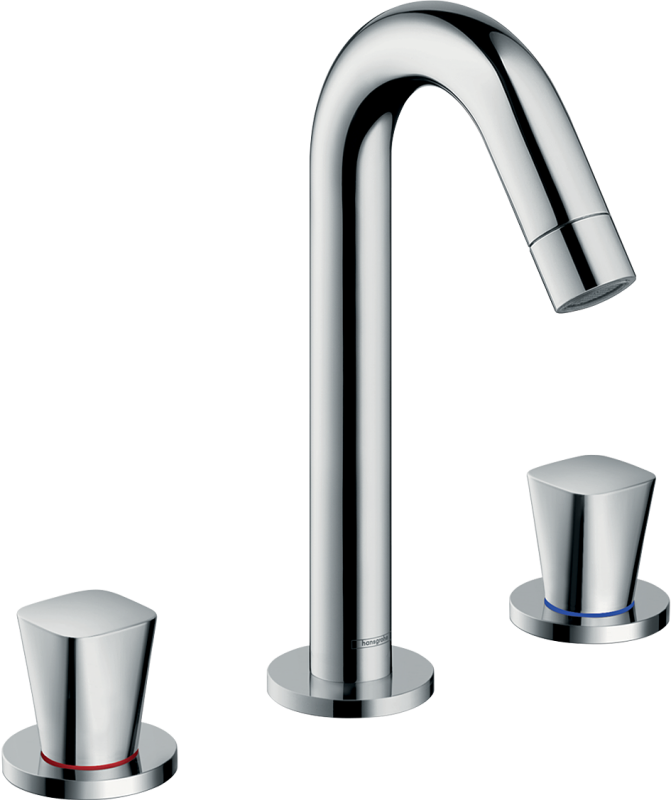 HansGrohe Focus 3 - Delikli Lavabo Bataryası 100 Kumandalı - 31937000 - 2