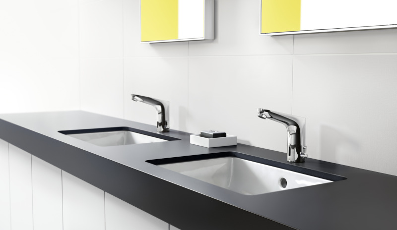 HansGrohe Focus Elektronik Batarya Isı Ayar Kumandasız, Pilli - 31172000 - 2