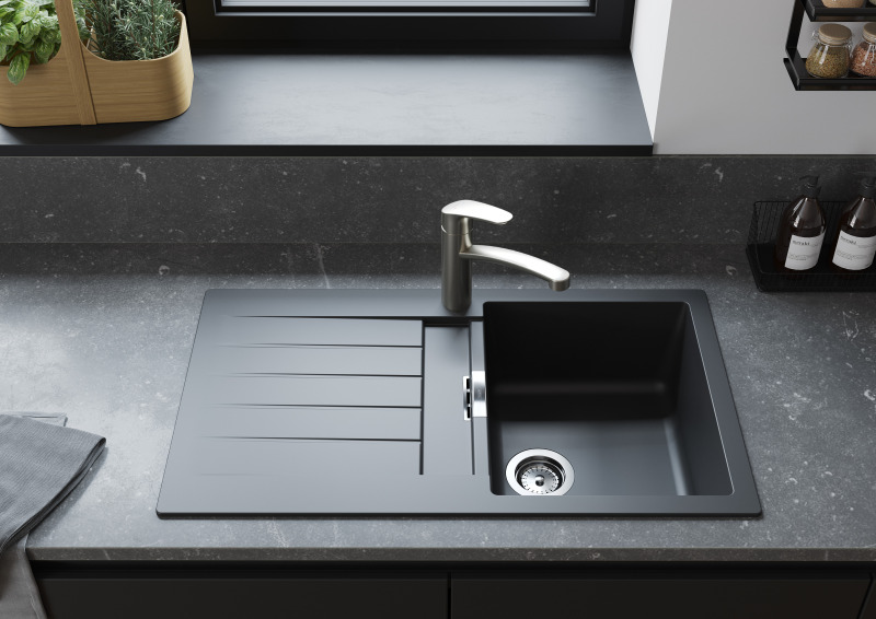 HansGrohe Focus M41 Tek Kollu Eviye Bataryası 160, 1Jet - 31806800 - 3