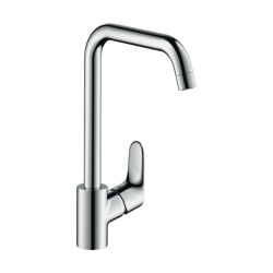 HansGrohe Focus M41 Tek Kollu Eviye Bataryası 260, Düşük Basınçlı Isıtıcılar İçin, 1Jet - 31822000 - HANSGROHE
