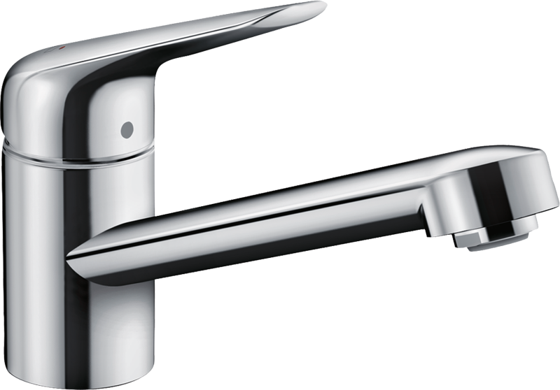 HansGrohe Focus M42 Tek Kollu Eviye Bataryası 100, Coolstart, Ecosmart, 1Jet - 71809000 - 1