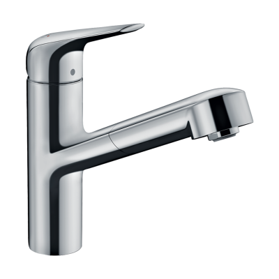 HansGrohe Focus M42 Tek Kollu Eviye Bataryası 150, Çekilebilir Gaga, 1Jet - 71814000 - 1