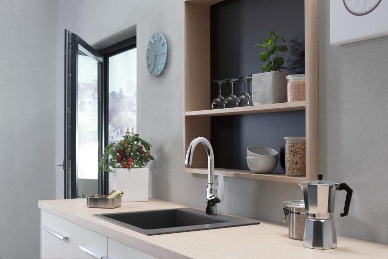 HansGrohe Focus M42 Tek Kollu Eviye Bataryası 220, 1Jet - 71802000 - 3