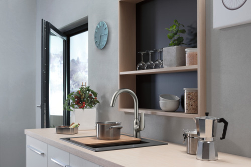 HansGrohe Focus M42 Tek Kollu Eviye Bataryası 220, 1Jet - 71802800 - 3