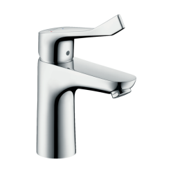 HansGrohe Focus Tek Kollu Lavabo Bataryası 100 Kumandalı, Uzun Volan İle - 31911000 - 1