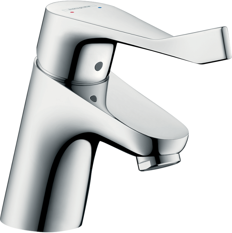 HansGrohe Focus Tek Kollu Lavabo Bataryası 70 Kumandasız, Ekstra Uzun Volan İle - 31914000 - 1