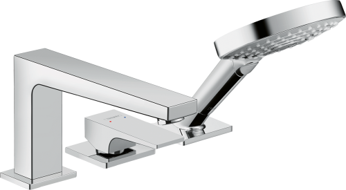 HansGrohe İç Set 3 Delikli Tek Kollu Küvet Kenarı Banyo Bataryası İçin - 13437180 - 4