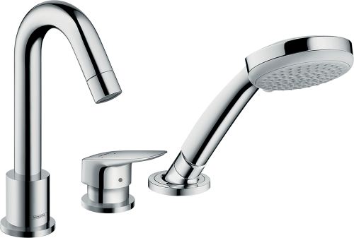 HansGrohe İç Set 3 Delikli Tek Kollu Küvet Kenarı Banyo Bataryası İçin - 13437180 - 5
