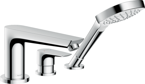 HansGrohe İç Set 3 Delikli Tek Kollu Küvet Kenarı Banyo Bataryası İçin - 13439180 - 2