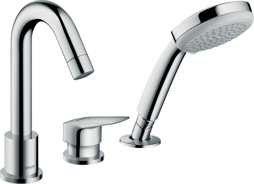 HansGrohe İç Set 3 Delikli Tek Kollu Küvet Kenarı Banyo Bataryası İçin - 13439180 - 3