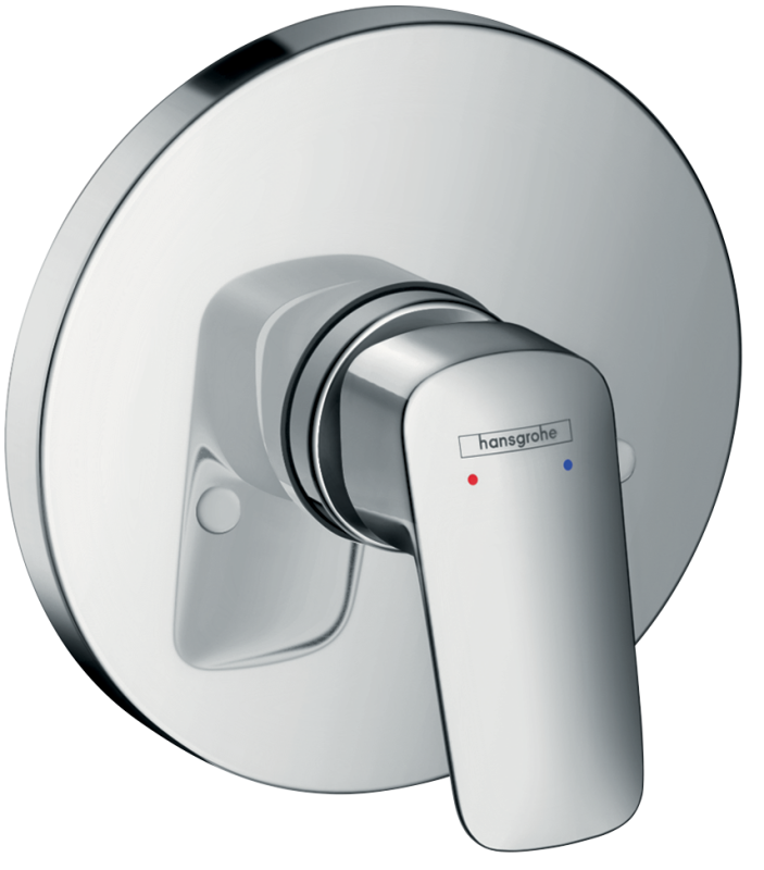 HansGrohe İç Set Tek Kollu Duş Bataryası, Ankastre Montaj İçin - 13620180 - 3
