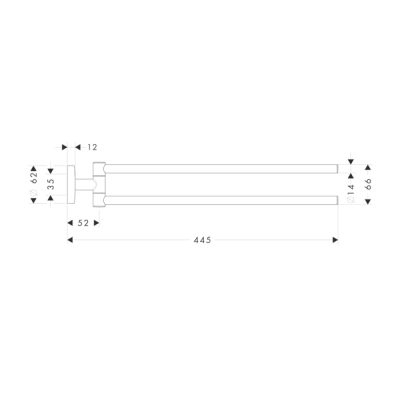 HansGrohe Logis Havluluk İkili - 40512820 - 2