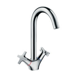 HansGrohe Logis M32 2 - Volanlı Eviye Bataryası 220, Eco, 1Jet - 71283000 - 1