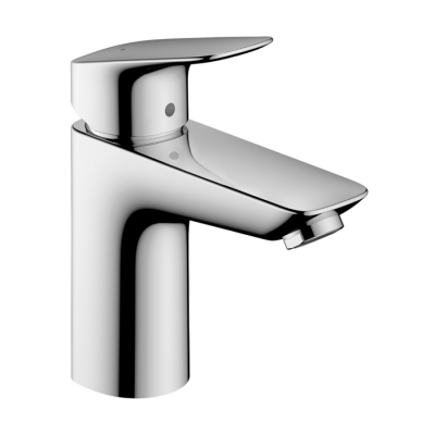 HansGrohe Logis Tek Kollu Lavabo Bataryası 100 Bas - Aç Gider Seti İle - 71107000 - 1