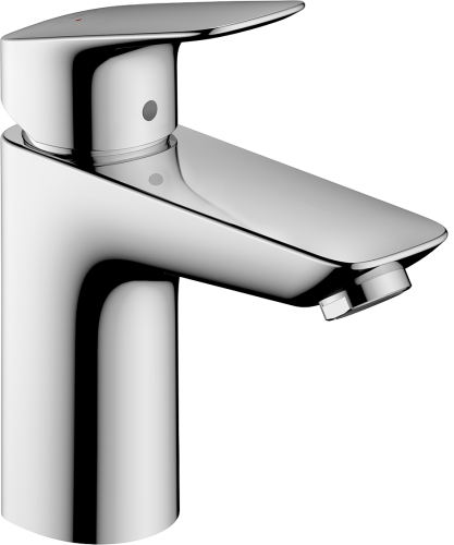 HansGrohe Logis Tek Kollu Lavabo Bataryası 100 Bas - Aç Gider Seti İle - 71107000 - 1